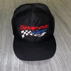 Vintage embroidered Snap On Racing Snap Back